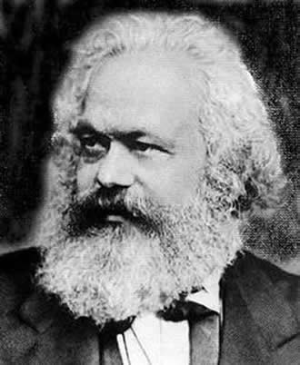 Marx looking left